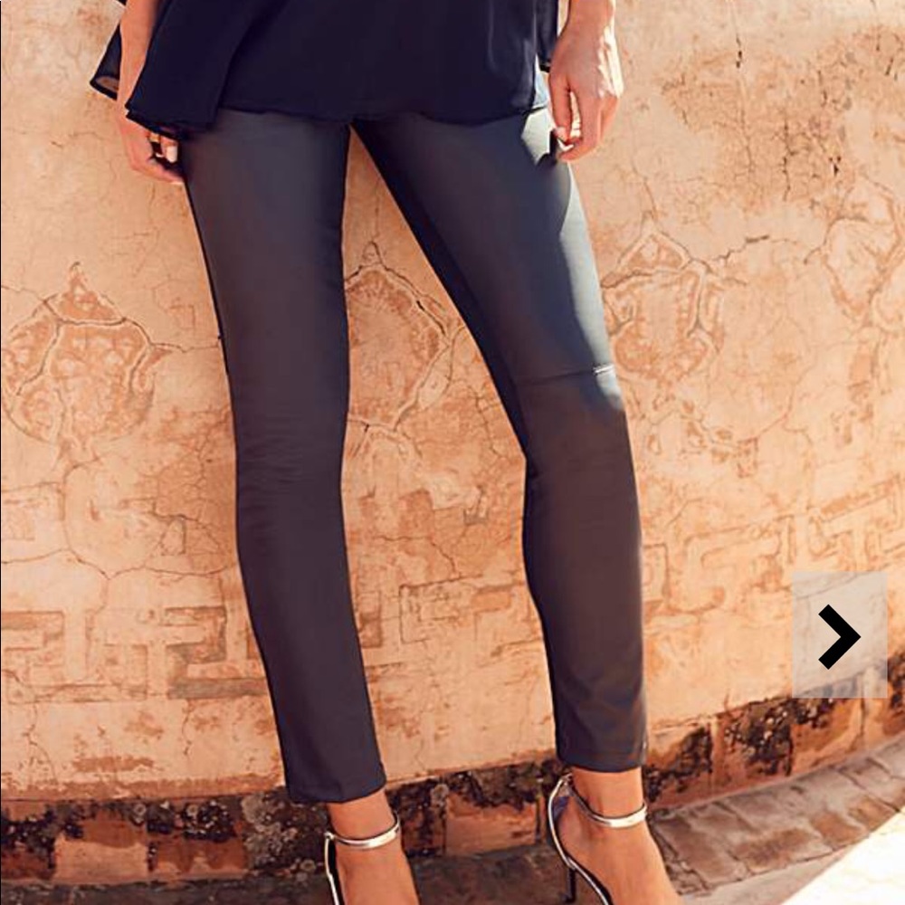 Joanna hope faux leather trousers Size 10